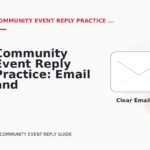 Community Event Reply Practice: Email and Message Examples